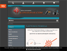 Tablet Screenshot of kupujunas.com